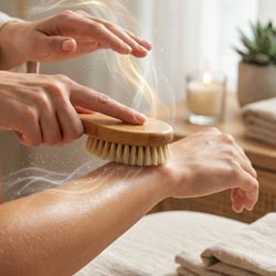 Körperbürstung nach Kneipp